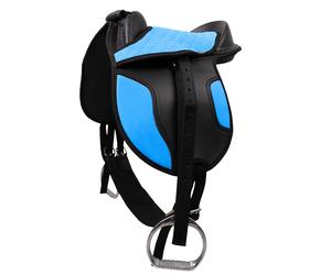 Selle équitation pour shetland enfant QHP Bleu Shetland
