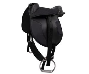 Selle équitation pour shetland enfant QHP Noir Shetland
