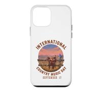 Selle et Coucher de Soleil pour la journée Internationale de la Musique Coque pour iPhone 12 Mini
