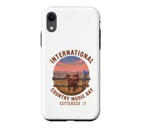 Selle et Coucher de Soleil pour la journée Internationale de la Musique Coque pour iPhone XR