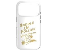 Selle et Suivez Votre rêve N'abandonnez jamais Coque pour iPhone 17 Pro