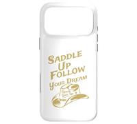 Selle et Suivez Votre rêve N'abandonnez jamais Coque pour iPhone 17 Pro Max