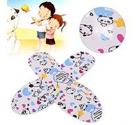 Selle Intimes en Latex pour Enfants Respirants - Coussin de Soins aux Pieds Doux et Confortables pour les Chaussures pour Enfants - Conception de Panda de Dessins Animés Mignons - Inserts à