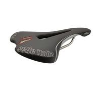 Selle Italia FLITE TI 316 Flow - Selle Route Souple Ultralégère, Forme Plate, Cadre TI 316 Durable - Taille L2, Noir