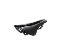 Selle Italia Novus Boost Evo Sport Greentech - Selle Vélo Route Écologique en Gel, Rail Acier au Carbone, Trou Superflow - Taille L3, Noir