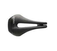 Selle Italia - Selle Vélo de Route Novus Boost Kit Carbonio Superflow, Cadre Carbon/Keramic Ø7x9, Selle Courte Road Perfomance Fibra-Tek Léger, Confort, Noir