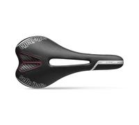 Selle Italia SLR Kit Carbonio Flow - Selle Vélo Route Carbone, Vélo Course, Trou Flow, Légère & Confortable - Taille L2, Noir