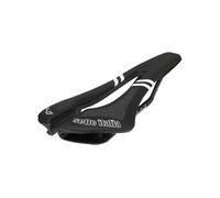 Selle Italia SP-01 Kit Carbonio Superflow - Selle Vélo Route, Rail Carbon/Keramic Ø7x9, Fibra-Tek, Légère & Confort - Taille L3, Noir