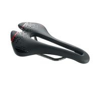 Selle San Marco - Selle vélo ASPIDE Short Carbon FX - Carbone, Microfibre, Trou anatomique L3 Noir