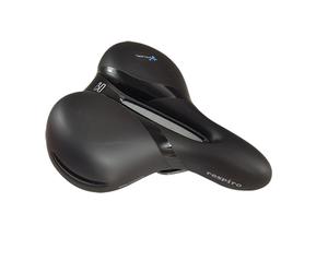 SELLE LOISIR SELLE ROYAL RESPIRO RELAXED MIXTE NOIR AVEC OUVERTURE CENTRALE