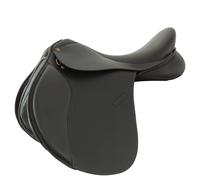Selle mixte pour cheval en cuir BR Equitation Rossini Noir 17,0 inch/MW