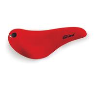Selle Monte Grappa Monte Grappa Saddle Canard en cuir rouge