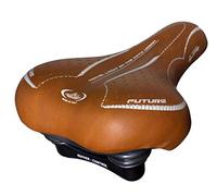 Selle Montegrappa Future Lady 1900 avec Elastomères de Vélo pour usage City Bike Marron Clair