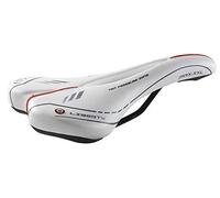 Selle Montegrappa Liberty XXL Selle de vélo de course fabriquée en Italie Blanc