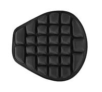 Selle Moto,Coussin de Siège Moto, Antidérapant Coussin non gonflable,anti-stress anti-vibration pour Moto,Vélo, 37,5 X36cm(Noir)