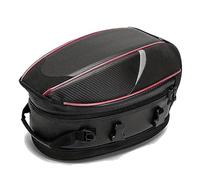 Selle Moto-Sacoche pour Triumph Tiger 900/Rally/Rally Pro, Grand Espace De Rangement Et Fermeture éClair DissimuléE, Sacoche ArrièRe De Moto en Fibre De Carbone PU, Accessoires,A Redline