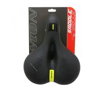 SELLE NEWTON CITY ERGONOMIC ELASTOMERE DAME NOIR A MEMOIRE DE FORME AVEC TROU