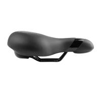 Selle newton city ergonomic elastomere femme relaxed noir a memoire de forme ave