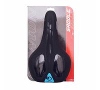 Selle newton city unisex memory confort athletic noir 265x165mm rail acier noir