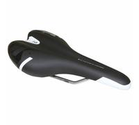 Selle route-vtt déco rail cromoly argent Newton Kinetic Noir