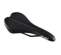 Selle newton route-vtt zena noir deco noir-vert 272x140mm rail acier noir