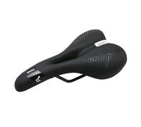 Selle newton vtt-trekking ergonomic homme athletic noir a memoire de forme avec