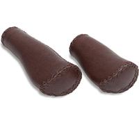 Selle Orient poignées en cuir 22 x 135/92 mm marron par paire