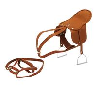 Selle pour chevaux avec étriers métalliq