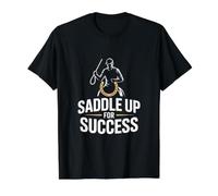 Selle pour Le succès des Cavaliers équestres T-Shirt Graphique avec Valeur
