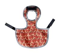 Selle pour Poule Protège-Dos réutilisable et Lavable avec Sangle Ajustable