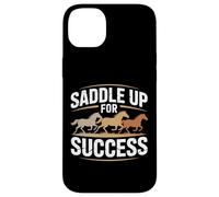 Selle pour réussir en équestre inspirante Coque pour iPhone 14 Plus
