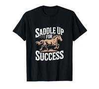 Selle pour réussir et Inspirer la Motivation T-Shirt Graphique avec Valeur, Homme, Noir, M