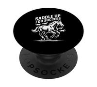 Selle pour réussir la Puissance au Galop du Cheval PopSockets PopGrip Adhésif