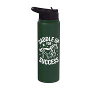 Selle pour réussir un cheval positif Stainless Steel Insulated Water Bottle