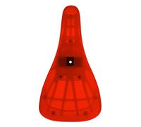 Selle de vélo BMX / Freestyle VELO pour montage pivotant de la tige de selle. Nylon, rouge clair