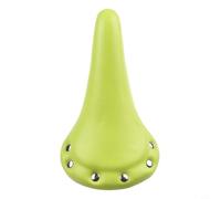 Selle rétro pour vélo fixe Noir pour selle rétro blanche | Cuir synthétique pour la surface, mousse haute densité de 8 mm, design classique pour rivets, longueur de 28 cm