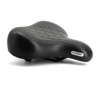 Selle Royal Cruiser, Super Size Comfort XXL Selle de vélo unisexe pour se déplacer confortablement, noir, XXL