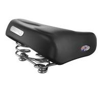 Selle de vélo mixte noire ROYAL Holland avec gel et gros ressorts