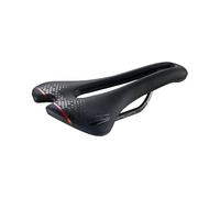 Selle San Marco ASPIDE Short Carbon FX - Selle Vélo Route, Coque & Cadre Carbone DNA, Microfibre, Performance, Trou Anatomique - Taille L3, Noir