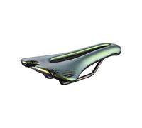 Selle San Marco ASPIDE Short Racing - Selle Vélo Route Légère, Trou Anatomique, Cadre Xsilite Résistant - Taille S3, Or Iridescent