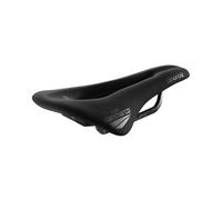 Selle San Marco SHORTFIT 130 Carbon FX - Selle Vélo Route Courte et Ergonomique avec Trou Central, Rails en Carbone DNA Ultralégers - Taille S3, Noir