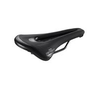 Selle San Marco SHORTFIT 2.0 Shield Supercomfort Racing - Selle Gravel et Bikepacking avec Garde-Boue Intégré, Canal Anatomique, Gel Extra, Cadre Acier Robuste - Taille S3, Noir