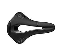 Selle San Marco - Shortfit Open-Fit Carbon Fx Wide, Selle de Vélo de Course, Vtt et Vélo Gravel, avec Longueur Réduite et Rails en Alliage D'acier - Noir
