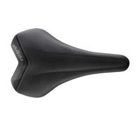 Selle Italia SLR Carbon - Selle Vélo Route en Carbone, Revêtement Fait Main, Forme Neutre, Ultra Légère et Confortable - Taille L1, Noir