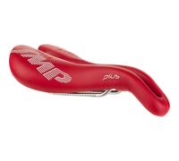 Selle SMP PLUS Rails Inox Couleur Rouge