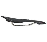 Tioga Spyder Stratum Titanium Saddle Argenté 135 mm Homme,Femme Opaque Black