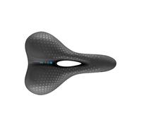 Selle Trekking Open Fit Gel Suede Large Noir