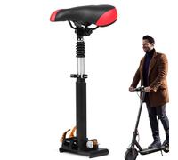 Selle trottinette - Coussin adaptable, support robuste | Absorption vibrations, structure légère, montage rapide, dossier ergonomique, pièce de rechange compatible, conduite urbaine confortable durabl