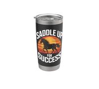 Selle Up For Success Horse Trainer Spirit Gobelet isotherme en acier inoxydable double paroi