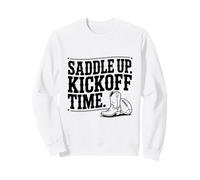 Selle Up Kickoff Time Cowboy Football Texas Spirit Sweatshirt